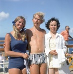 Jeremy Phillips, Bob Phillips and Nancy Phillips, Jamaica Cruise, 5/71