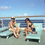 Dick Betts and Bahia Mitchell, Jamaica Cruise, 5/71