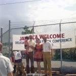 Stan O’Jack and family with Arthur Dahl, Jamaica Cruise, 5/71