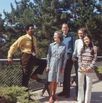 Dizzie Gillespie, Joyce Dahl, Keith Dahl, Henri Dorigny and Ako Ito, Pebble Beach, 9/71