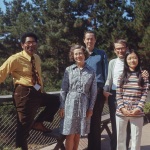 Dizzie Gillespie, Joyce Dahl, Keith Dahl, Henri Dorigny and Ako Ito, Pebble Beach, 9/71