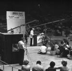 Ugo Giachery speaking, Panama Dedication, 4/72