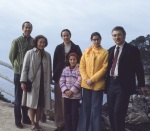 Keith Dahl, Joyce Dahl, and Firuz Kazemzadeh with his family, Pebble Beach, 12/72