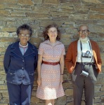 Adrienne Reeves, Joyce Dahl and William Reeves, Pebble Beach, 9/73