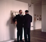 Messrs. Malraux & Gavin at opening of Mark Tobey show at the Louvre, 10/61