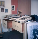 Mark Tobey’s studio, Seattle, 6/62