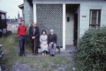 Keith Dahl, Pehr Hallsten, Joyce Dahl, Mark Tobey, Seattle, 6/62