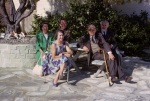 Joyce Dahl, Lucile Herbert (Joyce Dahl’s sister), Arthur Dahl, Pehr, Mark Tobey, Carmel Valley, 7/62