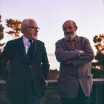Mark Tobey and Ansel Adams, home of the Dahls, Pebble Beach, 9/63
