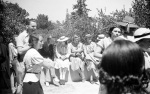 Sylvia Ioas, Joe Bray, Helen Bishop, Geyserville, summer 1938