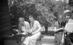 Marion Holley (Hofman) and Dagmar Dole, Geyserville, summer 1938