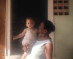 Ellen Parmelee Widmer's child, Guyana 1976