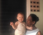 Ellen Parmelee Widmer's child, Guyana 1976