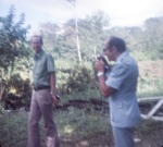 Keith Dahl and ?, American Samoa Aug. 1979