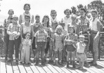 Children's class, on Dah's deck, Pebble Beach c. 1958?
