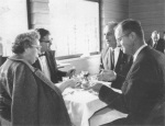 l-r Charlotte Linfoot, ?, Dave Ruhe, Arthur Dahl, c. 1966?