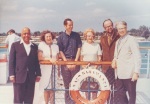 Jamaica Cruise, l-r Banjamin Browne, Joyce Dahl, Keith Dahl, Laura Smithson, Arthur Dahl, Marvin Newport 5/71