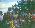 Group with John & Marg Leonard on the Dahls' deck, July 1973