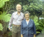 Arthur Dahl and Adrienne Reeves, Dahls' Pebble Beach, July 1973