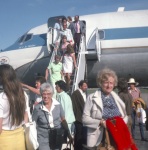 Friends arriving from California, St. Louis Conference 1974