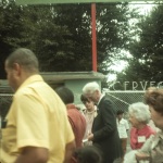 Hand of the Cause Paul Haney (center), Katherine McClaughlin behind him, International Teaching Conference in Mérida, Mexico February 1977