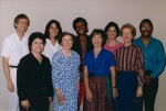 Auxiliary Board Member Joyce Dahl with her Southern California Assistants c. 1985