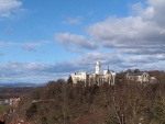 The view of the Hluboká castle from Mina's window, March