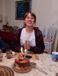 Celebrating Mina's birthday with Baba, Krupnik, March