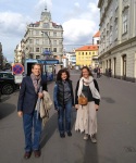 In Prague with our dear friend Zhana visiting from Bulgaria and Czech friend Zuzka, late April