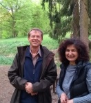 In the grounds of the Hluboká Castle with our dear friend Zhana visiting from Bulgaria, late April