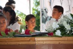 Children from Keith's Bahá’í childrens' class at the funeral service, Pago Pago, American Samoa, December
