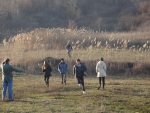 Going for a walk near Krupnik with friends visiting from Sofia, December