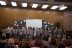 Mina’s class celebratingd the end of their first four years in school with the same teacher, May
