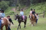 Horseback riding near Katarino Spa with Carrie's girls, June
