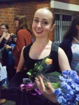 Joyce at her graduation from the English National Ballet School, 5 July