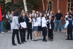 The kids started the school year in Blagoevgrad, September