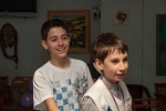 The twins' birthday party in Blagoevgrad for their old classmates, early December