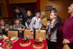 The twins' birthday party for relatives and friends in Blagoevgrad, early December