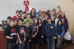 Class photo of Joyce’s new class at the Russian Lyceum, Sofia, December