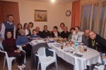 Family gathering at the home of Emi's brother Georgi, with their son Moni and new wife Nevena visiting from Germany, December
