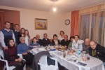 Family gathering at the home of Emi's brother Georgi, with their son Moni and new wife Nevena visiting from Germany, December