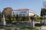 The Mansion of Bahji next to the Shrine of Bahá’u’lláh, Bahá’í World Center near Haifa, Israel, April
