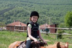 An excursion with friends from Sofia for horseback riding and a country tour in horse-drawn carts, May
