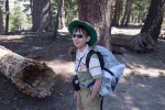 Hiking up to the May Lake High Sierra Camp, Yosemite, July