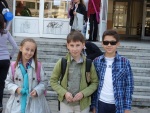 On the first day of school, the twins started their new adventure at the Mathematics High School in Blagoevgrad, where they were enrolled in a special program for younger children, 1 September