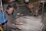 Visiting the local grain mill near our house in Krupnik, January