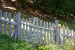 The gate to Uncle Ivan’s mountain garden, June