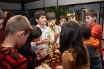 In early December, the twins celebrated their birthday with their classmates and teacher in Blagoevgrad.
