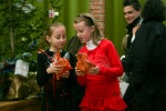 The kids in a ballet and piano performance in Blagoevgrad, December