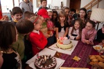 The twins celebrated their birthday with their whole school class to our home in Krupnik in late November